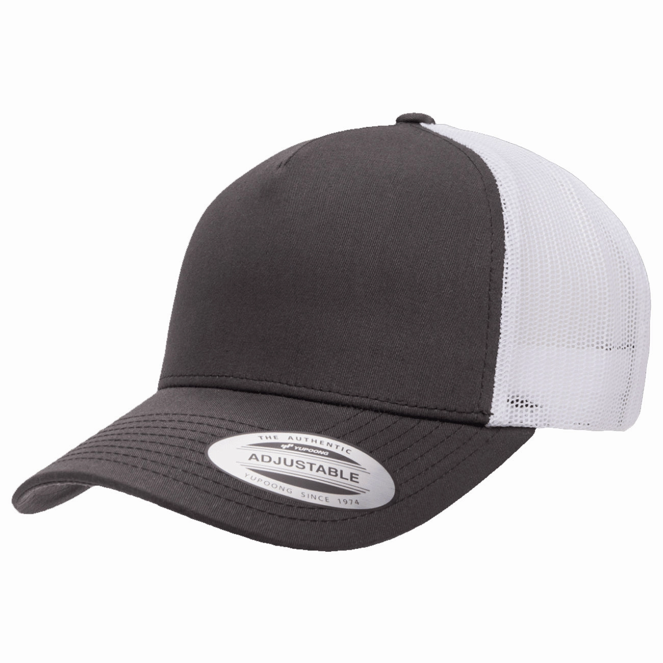 Flexfit Yupoong Classics 5-Panel Retro Mesh Trucker Cap - 2-Tone