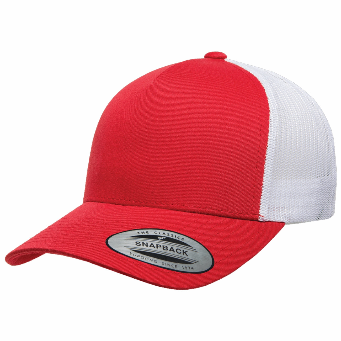 Flexfit Yupoong Classics 5-Panel Retro Mesh Trucker Cap - 2-Tone