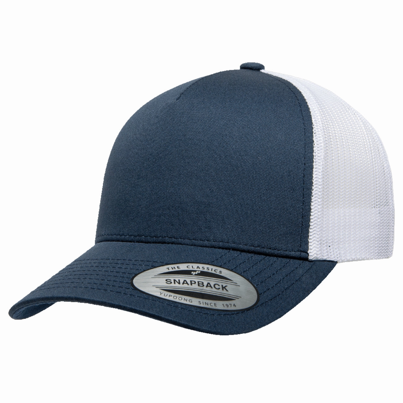 Flexfit Yupoong Classics 5-Panel Retro Mesh Trucker Cap - 2-Tone
