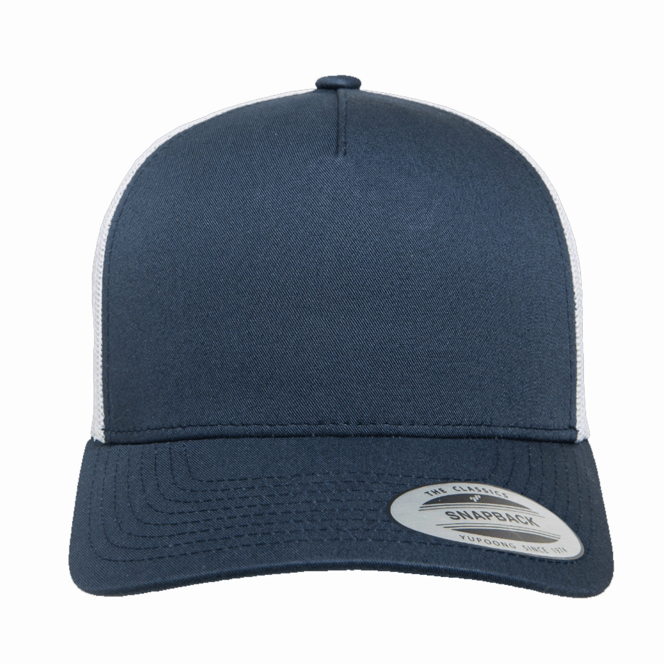 Flexfit Yupoong Classics 5-Panel Retro Mesh Trucker Cap - 2-Tone