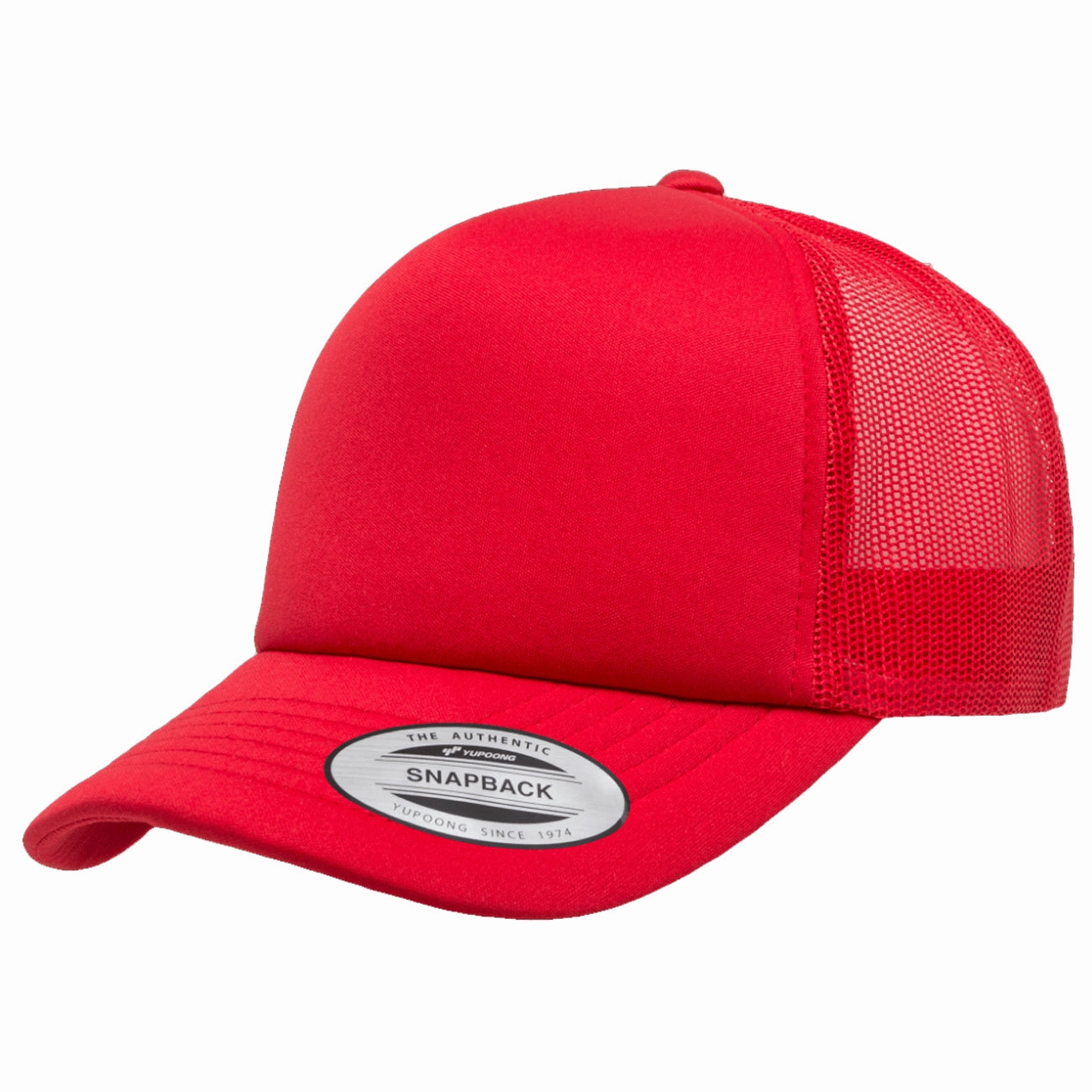 Flexfit Yupoong Classics Curved Visor Foam Trucker Cap