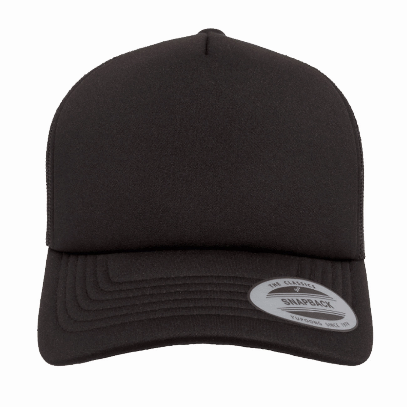 Flexfit Yupoong Classics Curved Visor Foam Trucker Cap