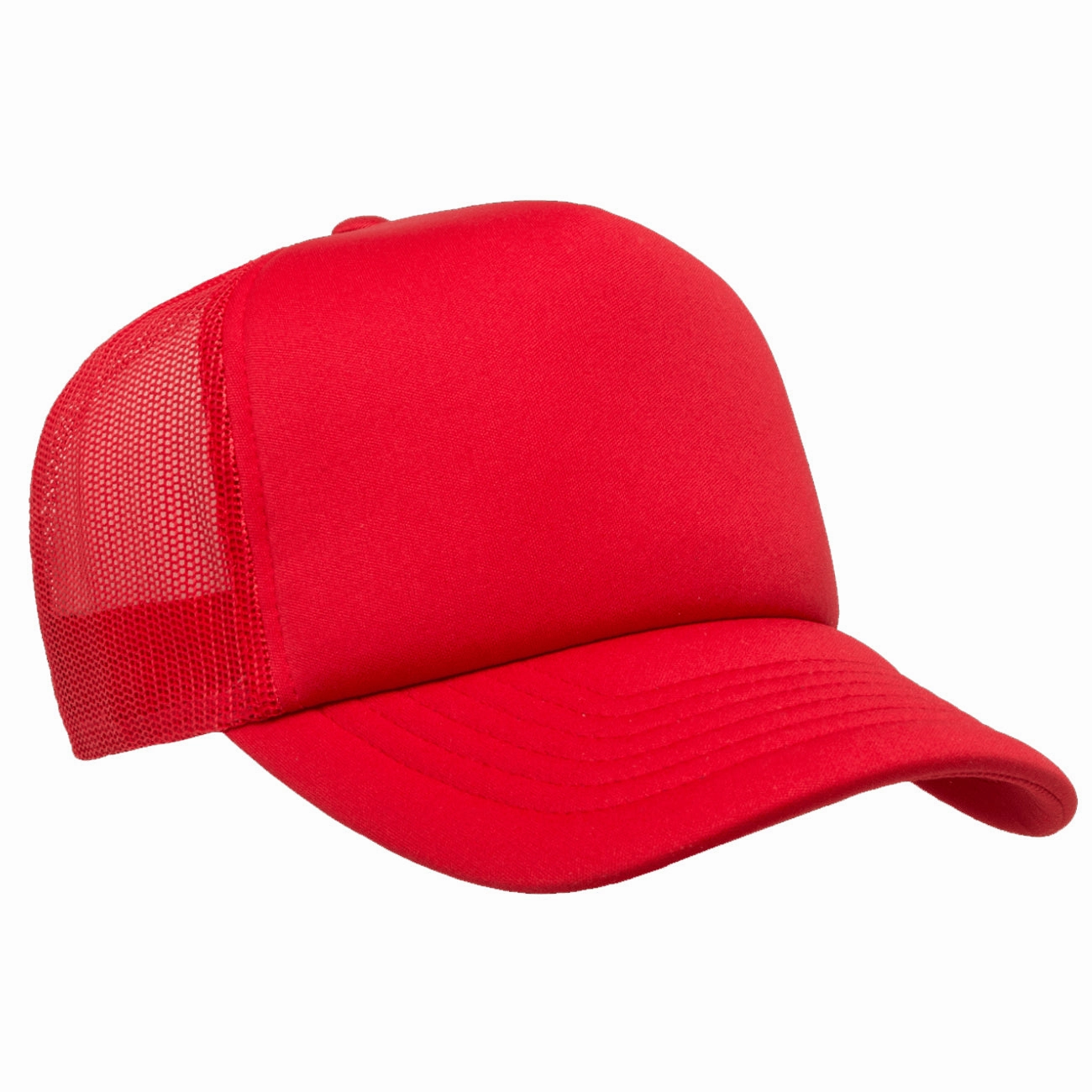 Flexfit Yupoong Classics Curved Visor Foam Trucker Cap