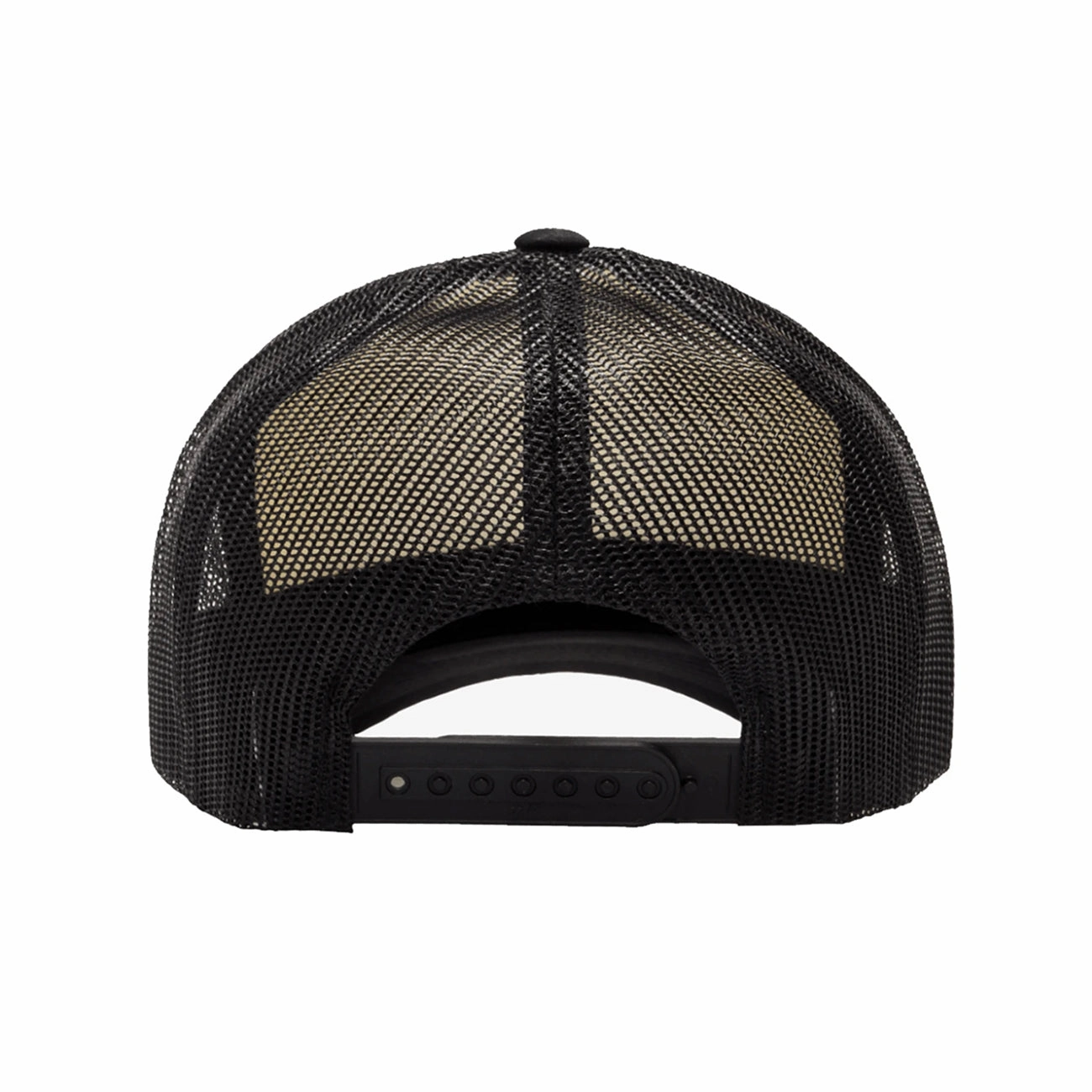Flexfit Yupoong Classics Curved White Front Foam Trucker Cap w/ Adjustable Snap