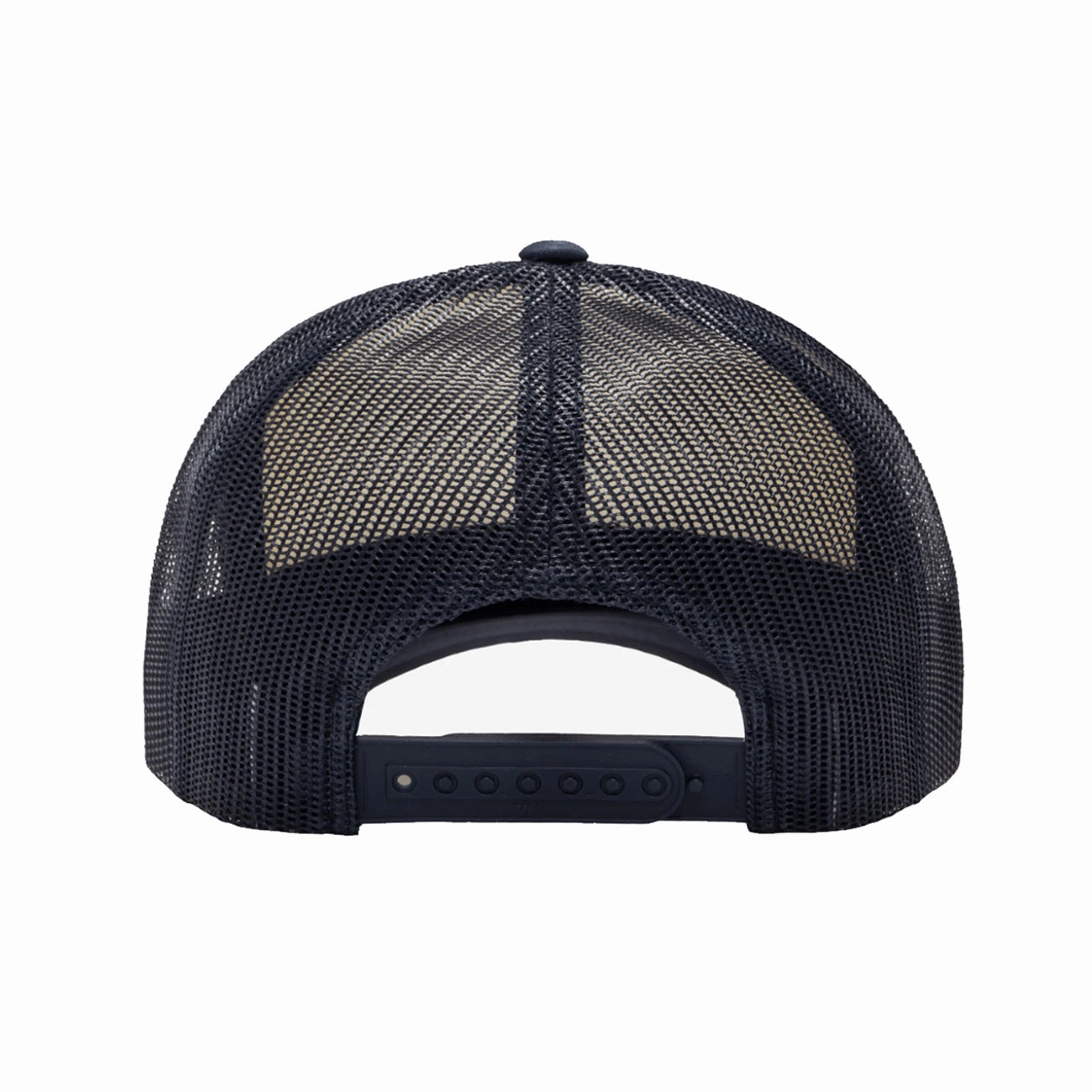 Flexfit Yupoong Classics Curved White Front Foam Trucker Cap w/ Adjustable Snap