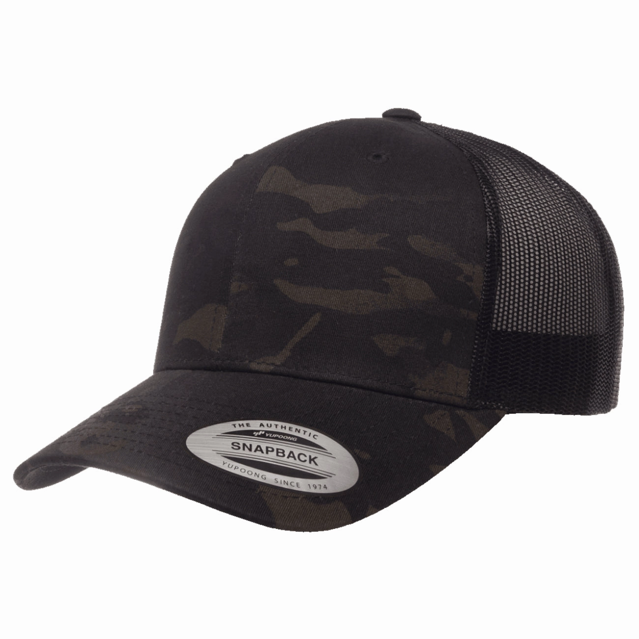 Flexfit Yupoong Classics Multicam Retro Trucker Adjustable Snapback
