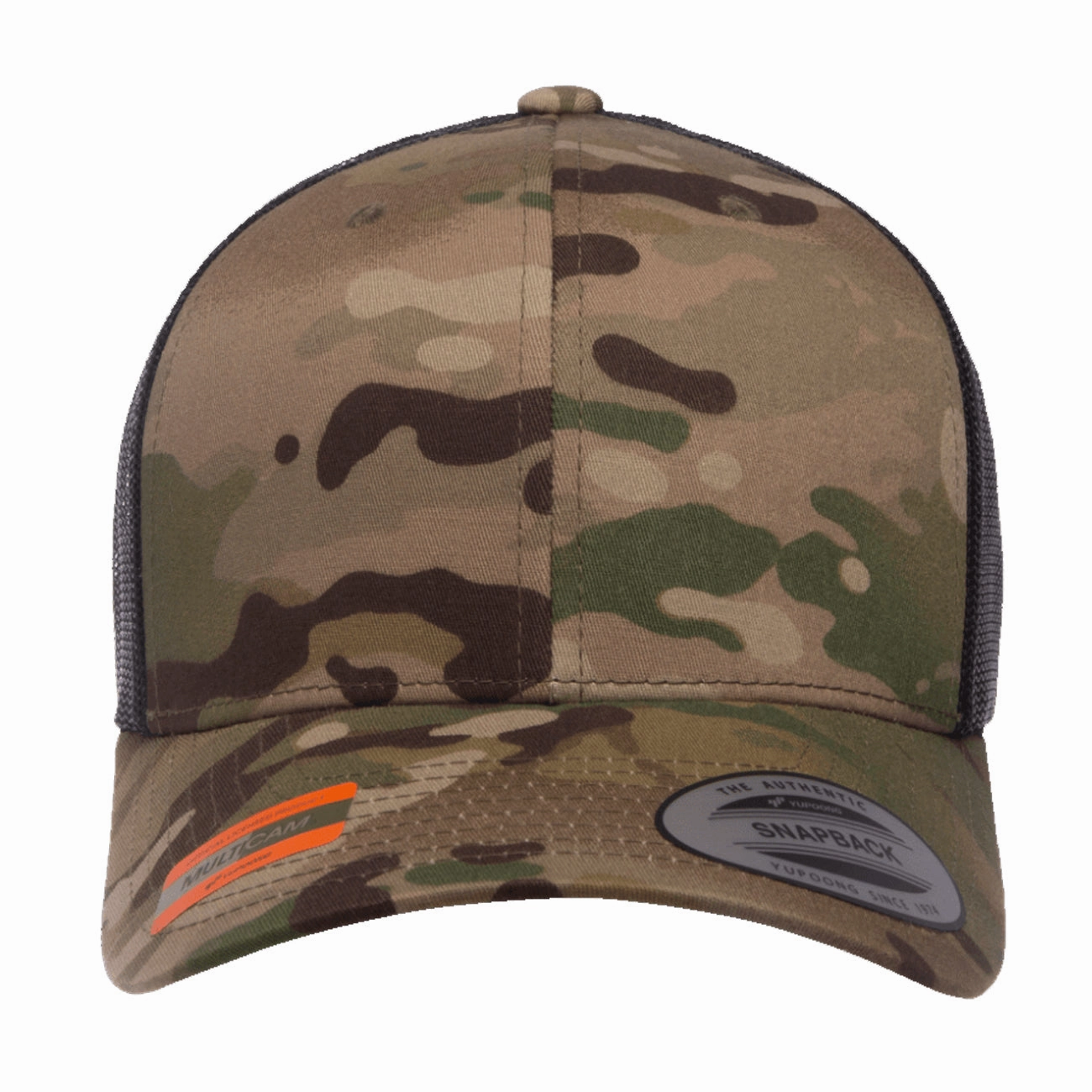 Flexfit Yupoong Classics Multicam Retro Trucker Adjustable Snapback