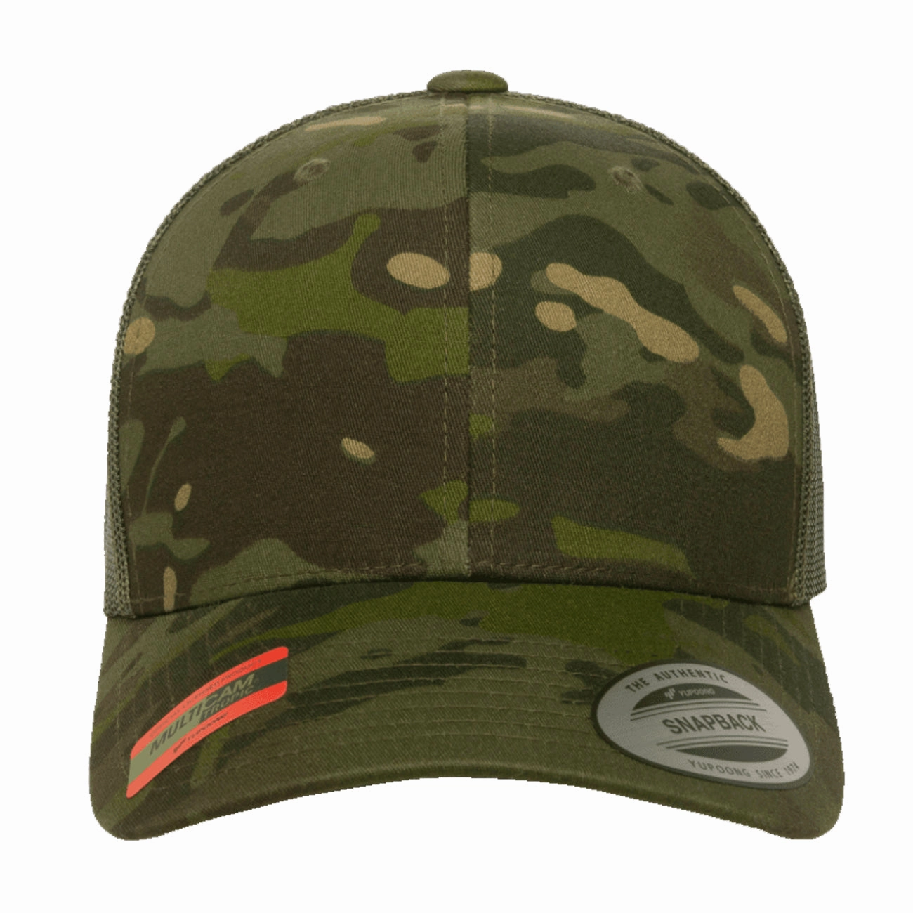 Flexfit Yupoong Classics Multicam Retro Trucker Adjustable Snapback