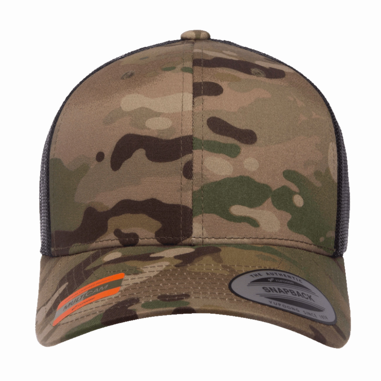 Flexfit Yupoong Classics Multicam Retro Trucker Adjustable Snapback