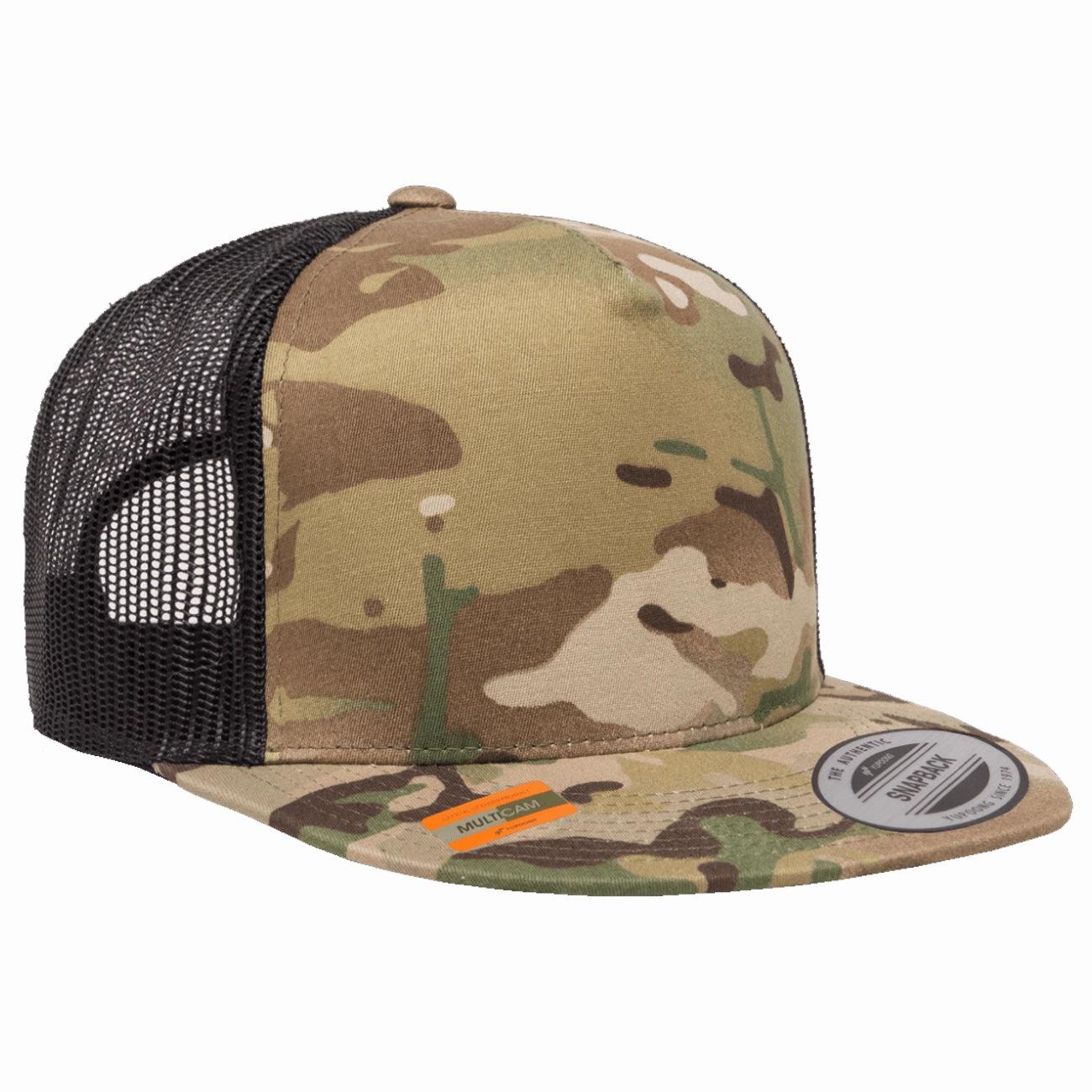 Flexfit Yupoong Classics Multicam Trucker Adjustable Snapback Cap