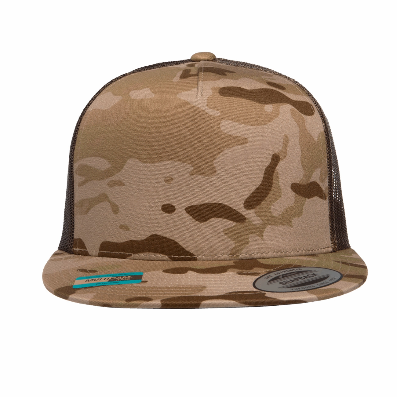 Flexfit Yupoong Classics Multicam Trucker Adjustable Snapback Cap