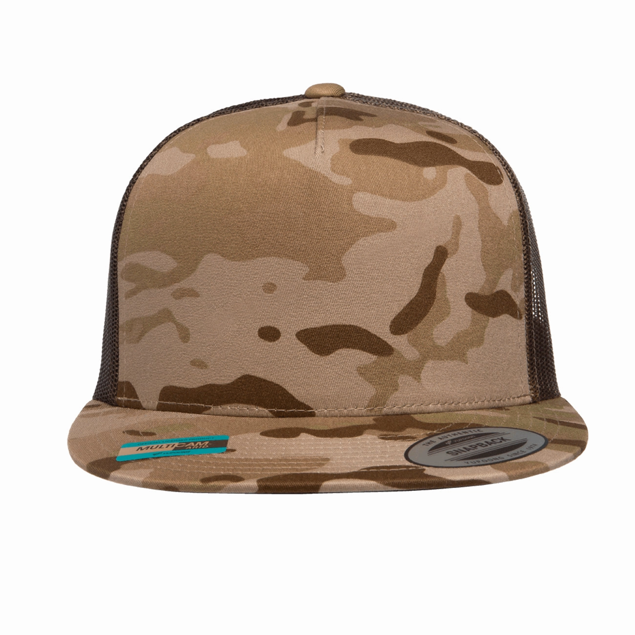 Flexfit Yupoong Classics Multicam Trucker Adjustable Snapback Cap