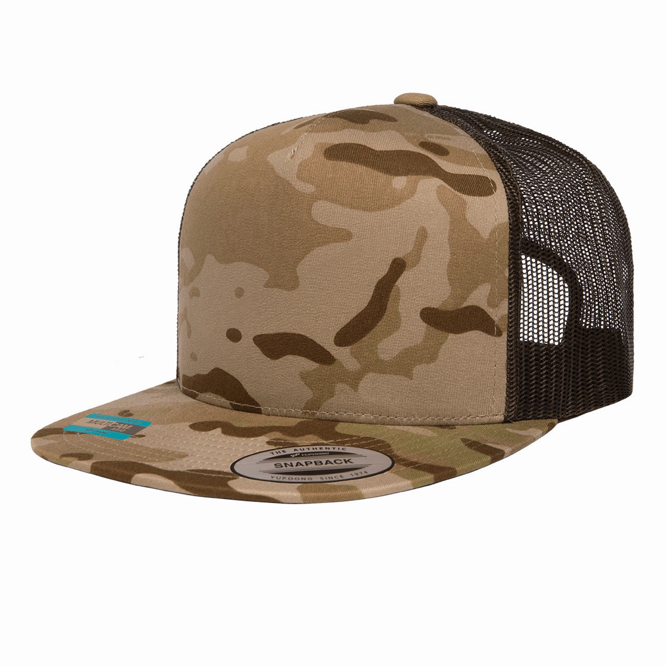 Flexfit Yupoong Classics Multicam Trucker Adjustable Snapback Cap
