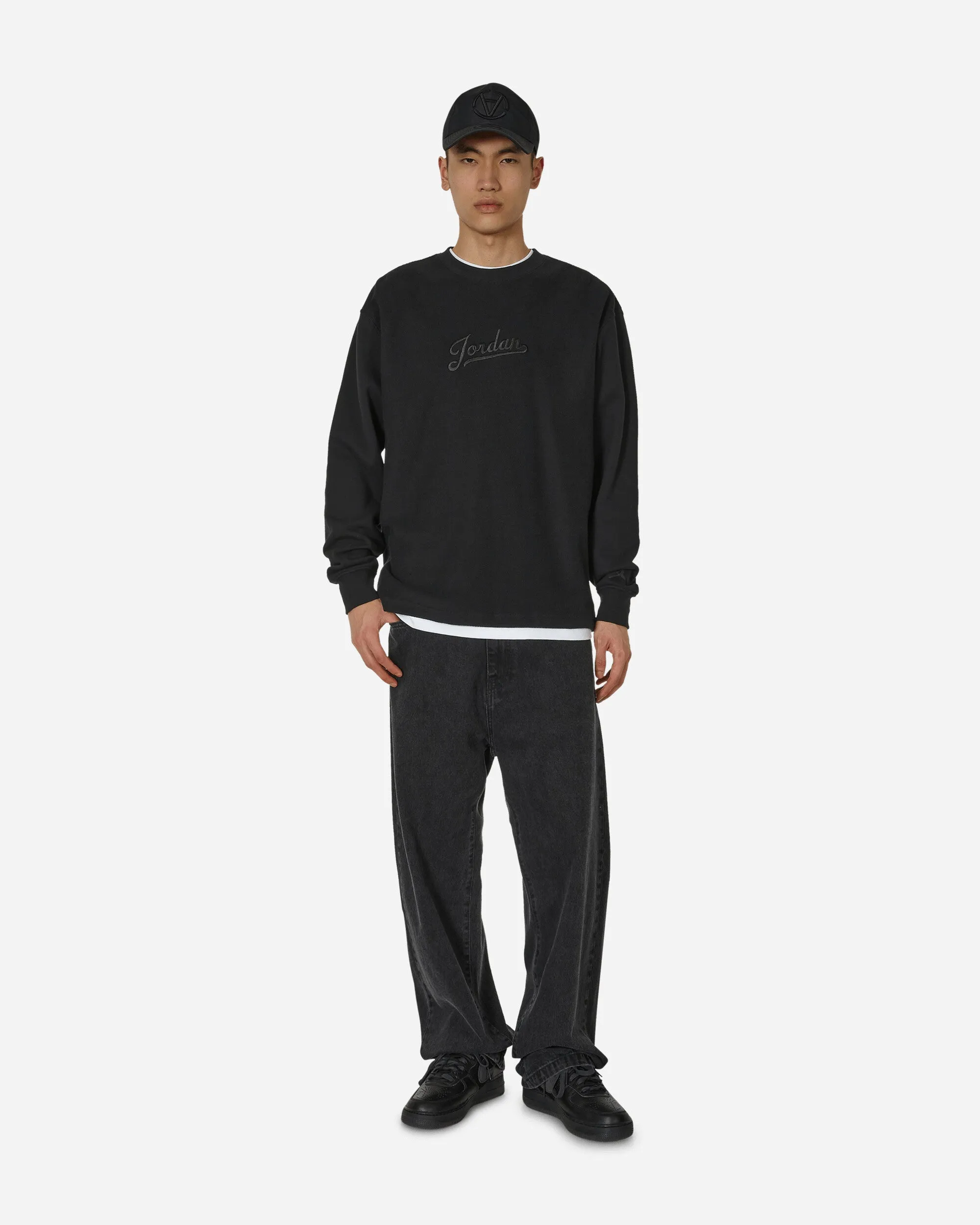Flight MVP Fleece Crewneck Sweatshirt Schwarz