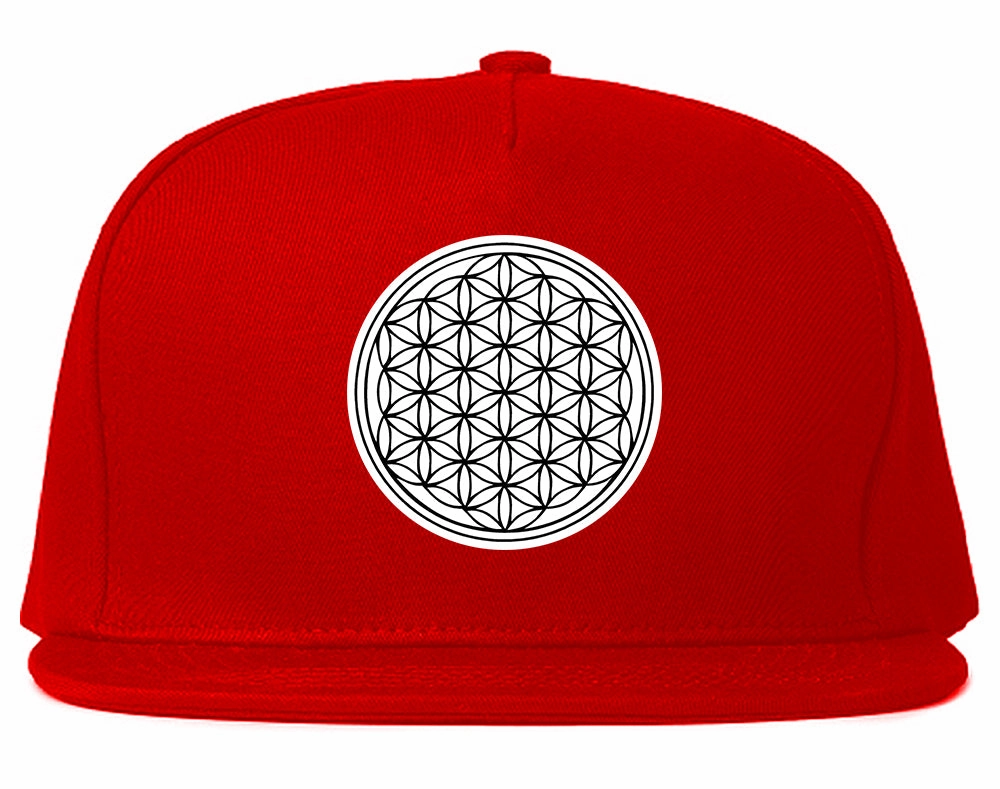 Flower Of Life Chest Mens Snapback Hat