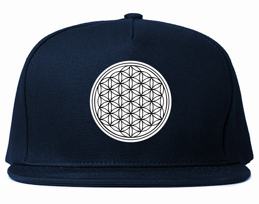 Flower Of Life Chest Mens Snapback Hat