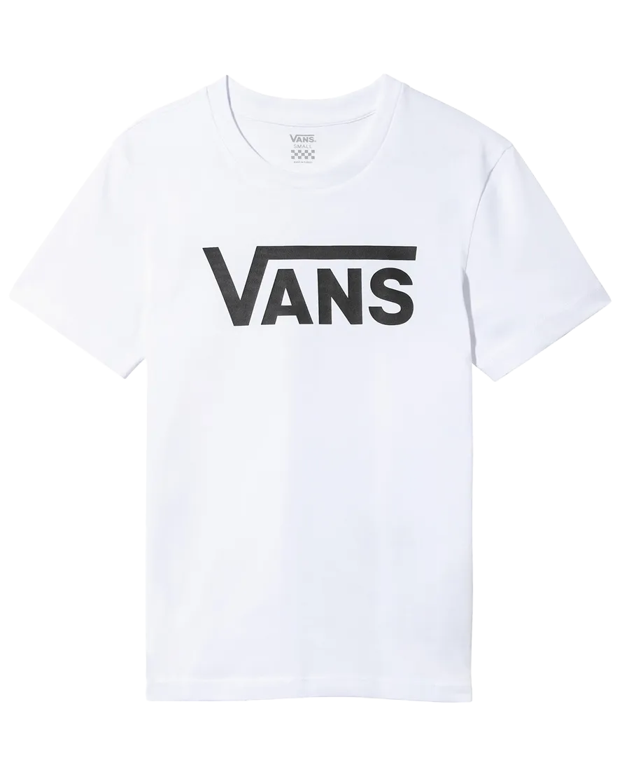 Flying V T-Shirt in Weiß & Schwarz