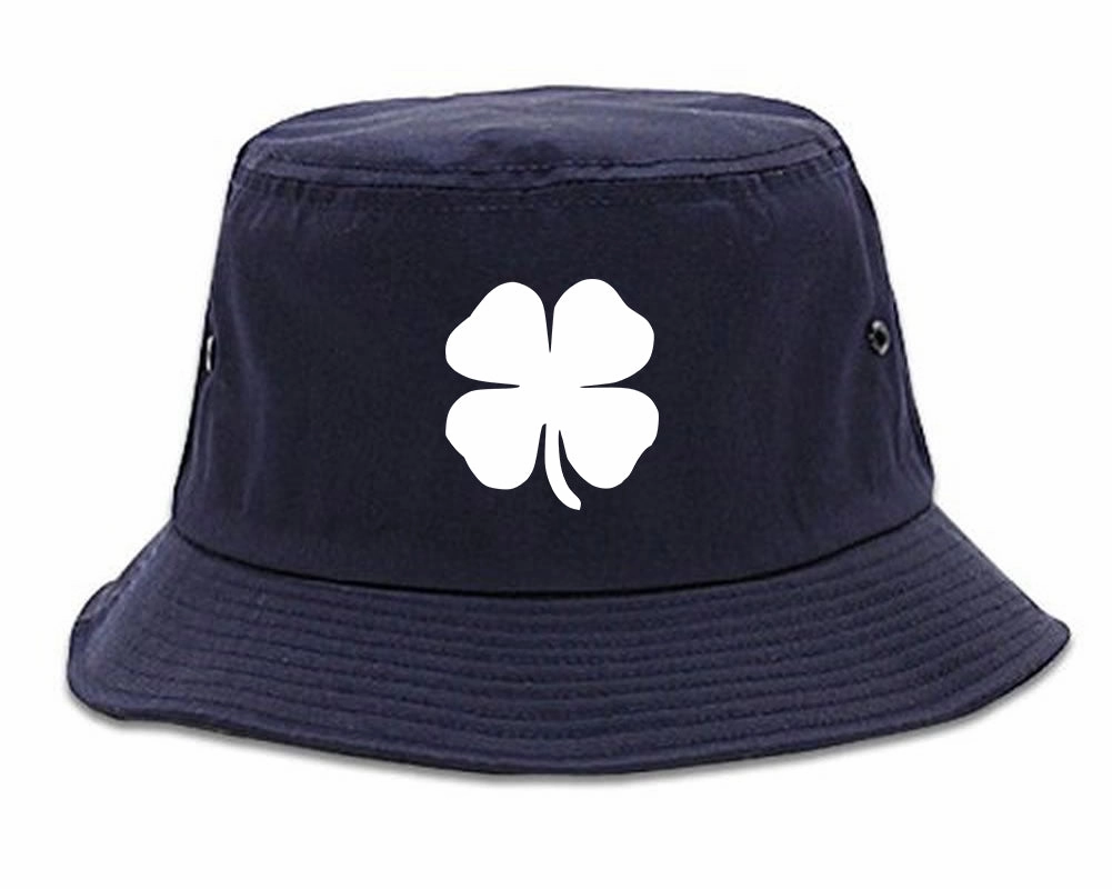Four Leaf Clover Chest Mens Bucket Hat