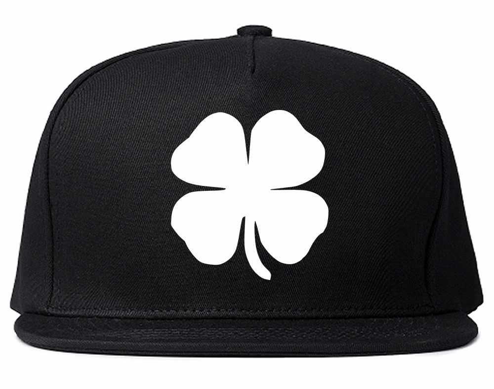 Four Leaf Clover Chest Mens Snapback Hat