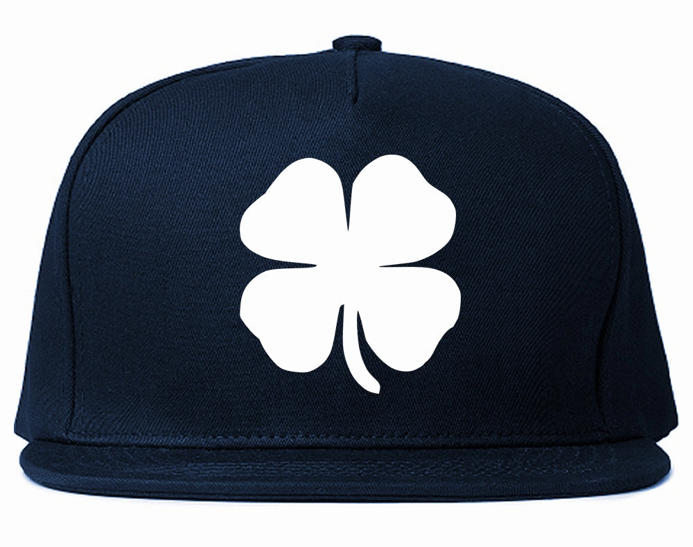 Four Leaf Clover Chest Mens Snapback Hat