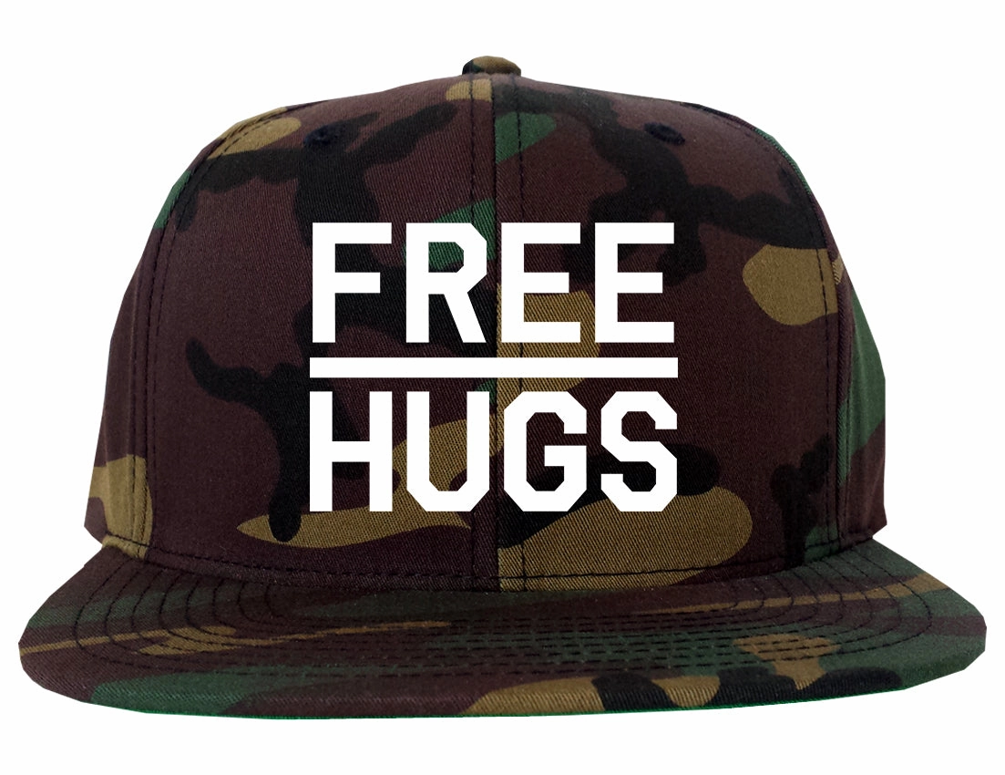 Free Hugs Funny Mens Snapback Hat