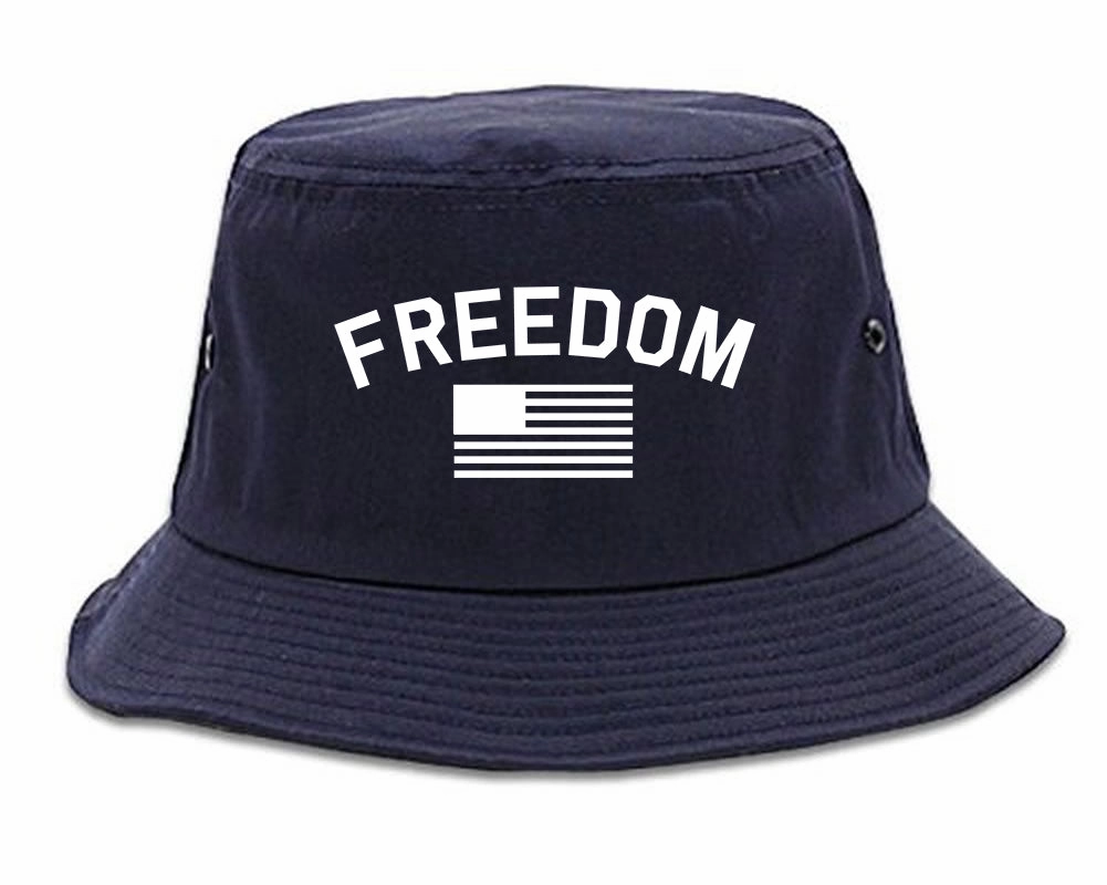Freedom Flag Mens Bucket Hat