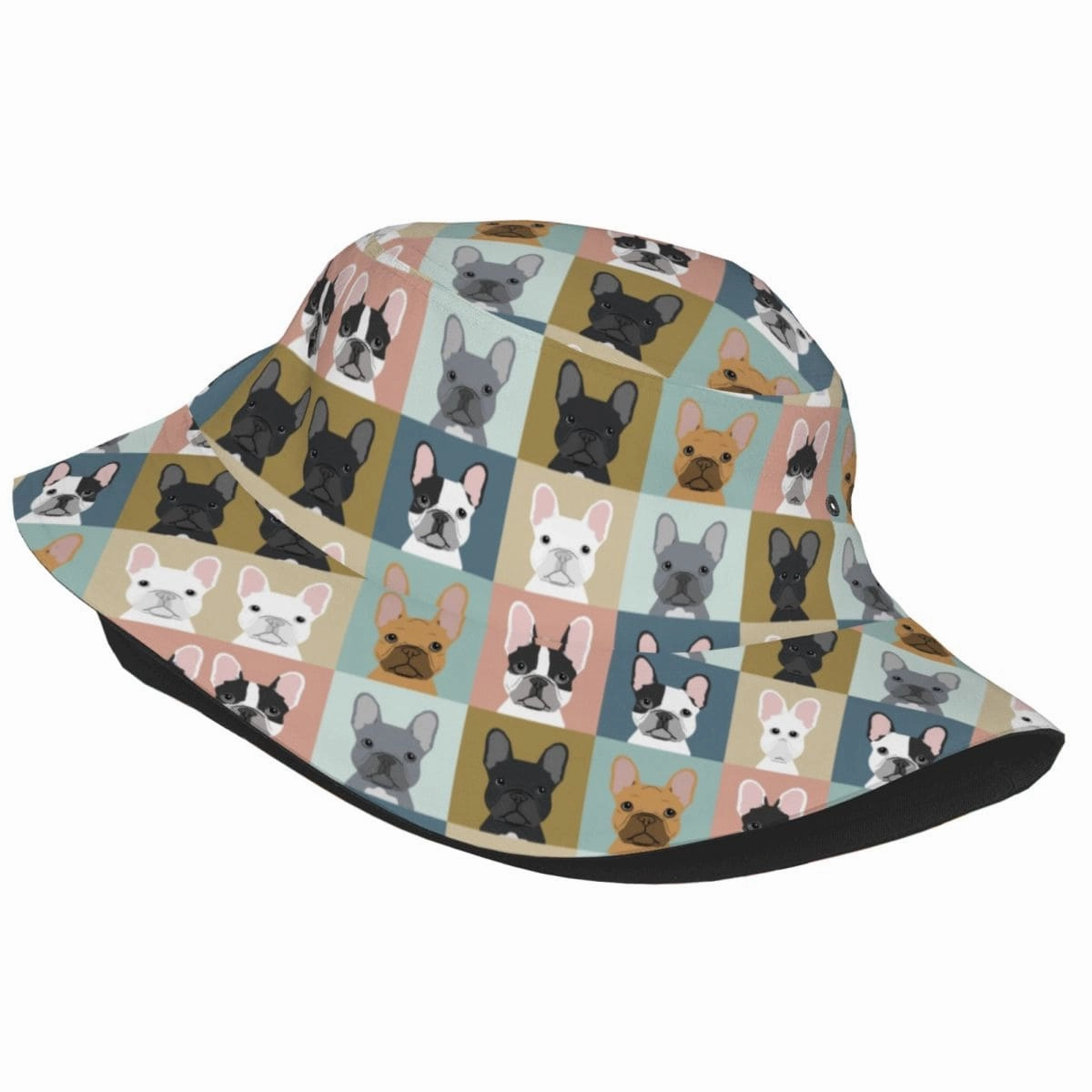 French Bulldog Portraits Bucket Hat