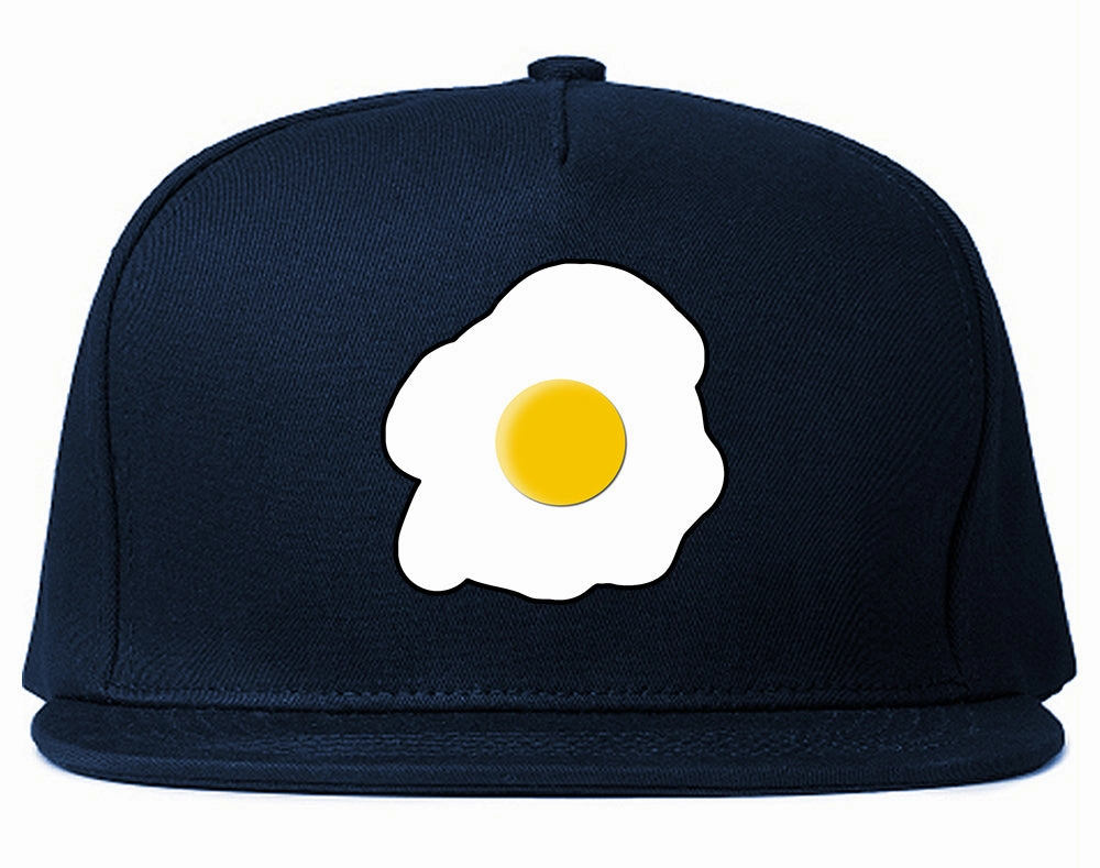 Fried Egg Breakfast Chest Mens Snapback Hat