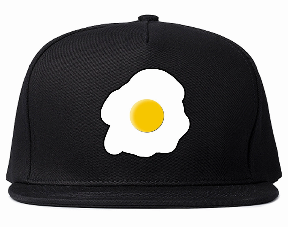 Fried Egg Breakfast Chest Mens Snapback Hat