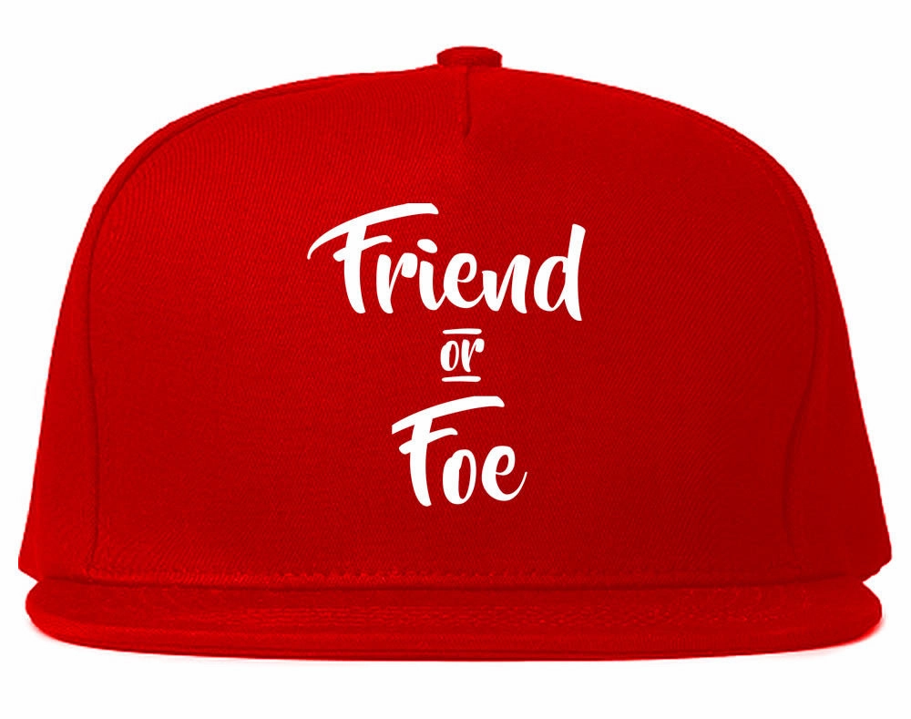 Friend Or Foe Snapback Hat Cap