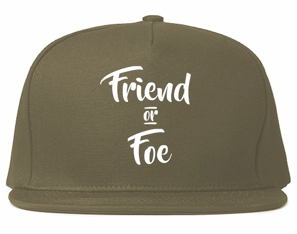 Friend Or Foe Snapback Hat Cap