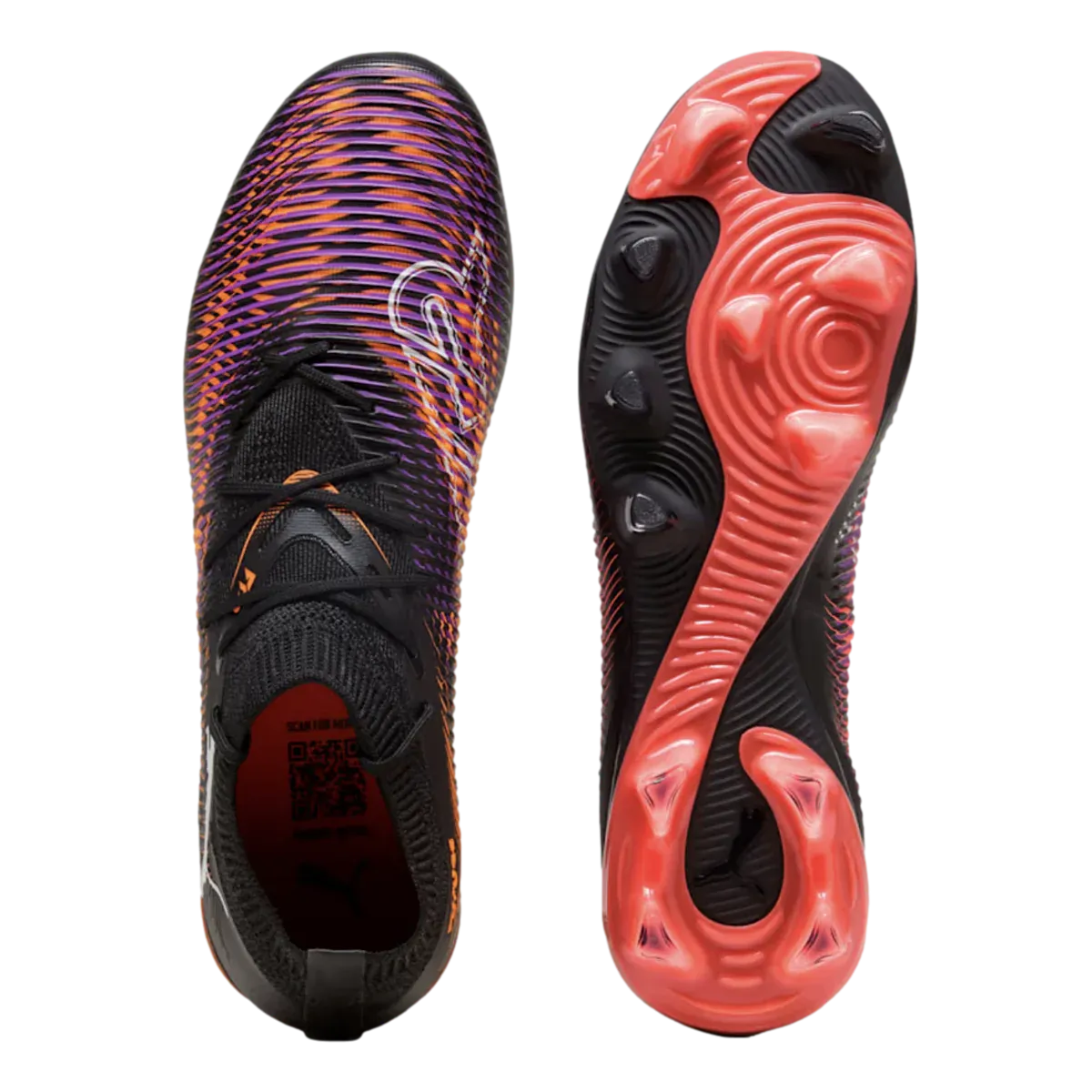 Future 8 Match FG/AG Fester Boden/Kunstrasen - Puma Schwarz-Puma Weiß-Leuchtendes Rot
