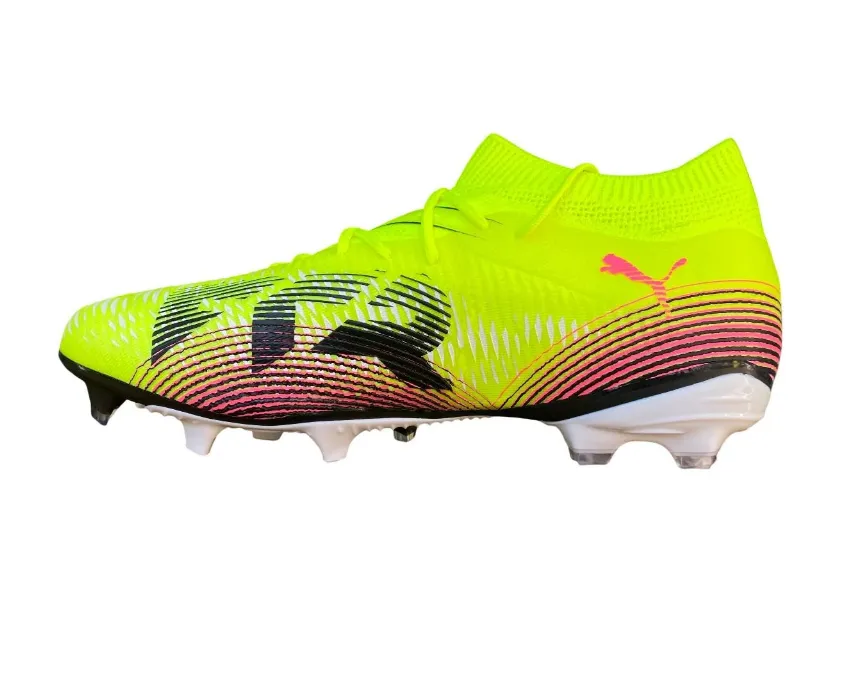 Future 8 Match FG/AG Fester Boden/Kunstrasen - Gelbe Warnung/Puma Schwarz/Sonnengetroffen