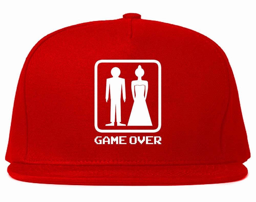 Game Over Funny Wedding Mens Snapback Hat