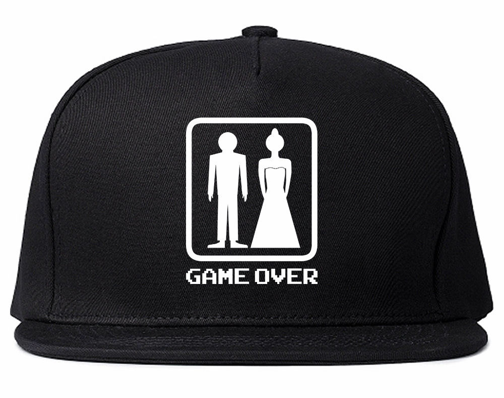 Game Over Funny Wedding Mens Snapback Hat
