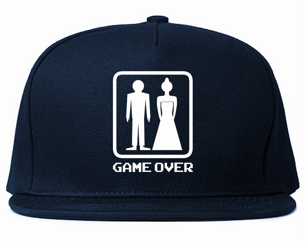 Game Over Funny Wedding Mens Snapback Hat