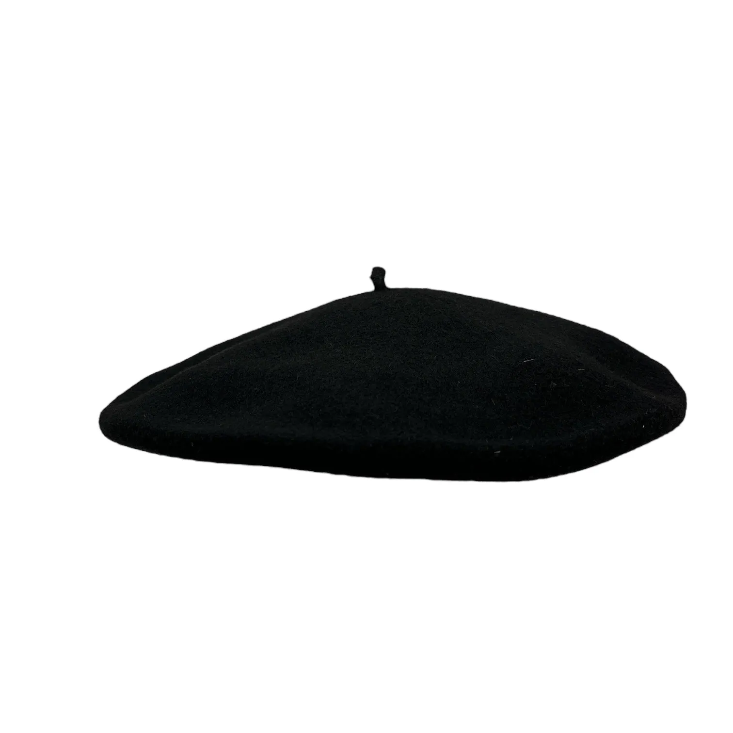 Gaucho Beret - Black Wool casual-cap