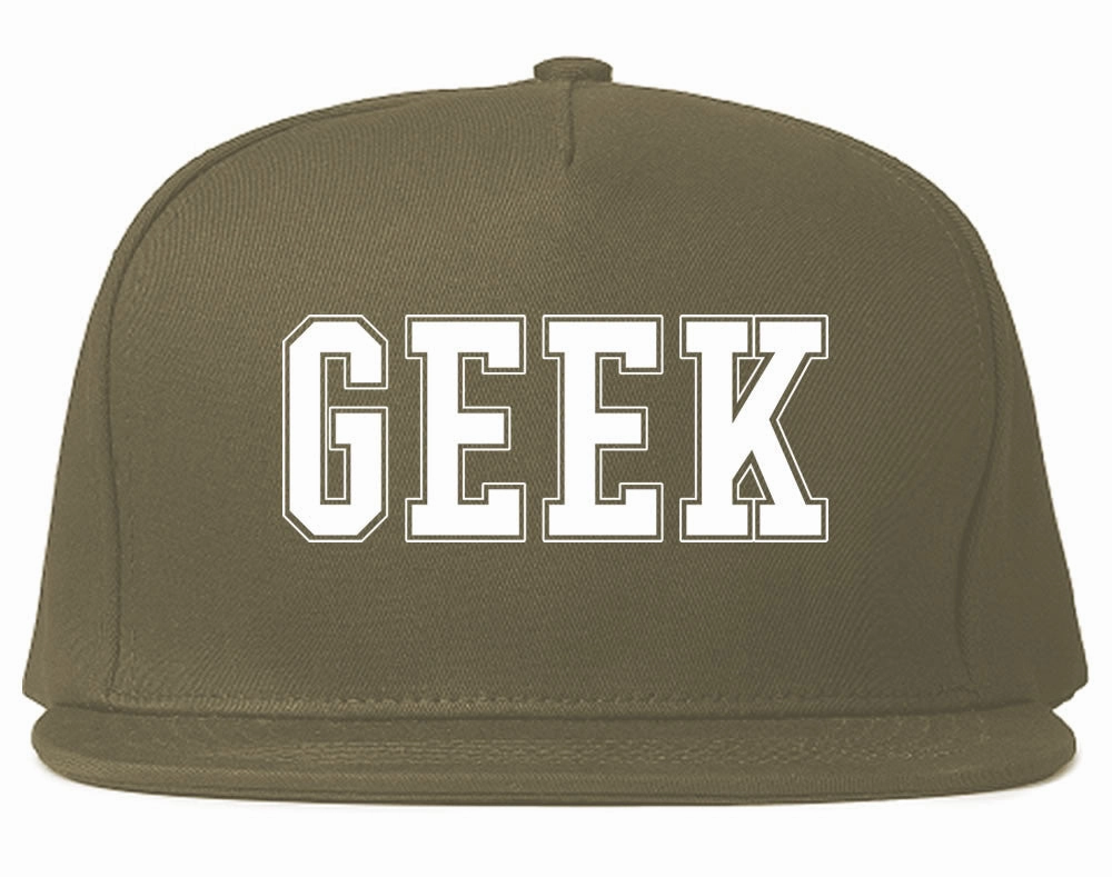 Geek College Style Snapback Hat