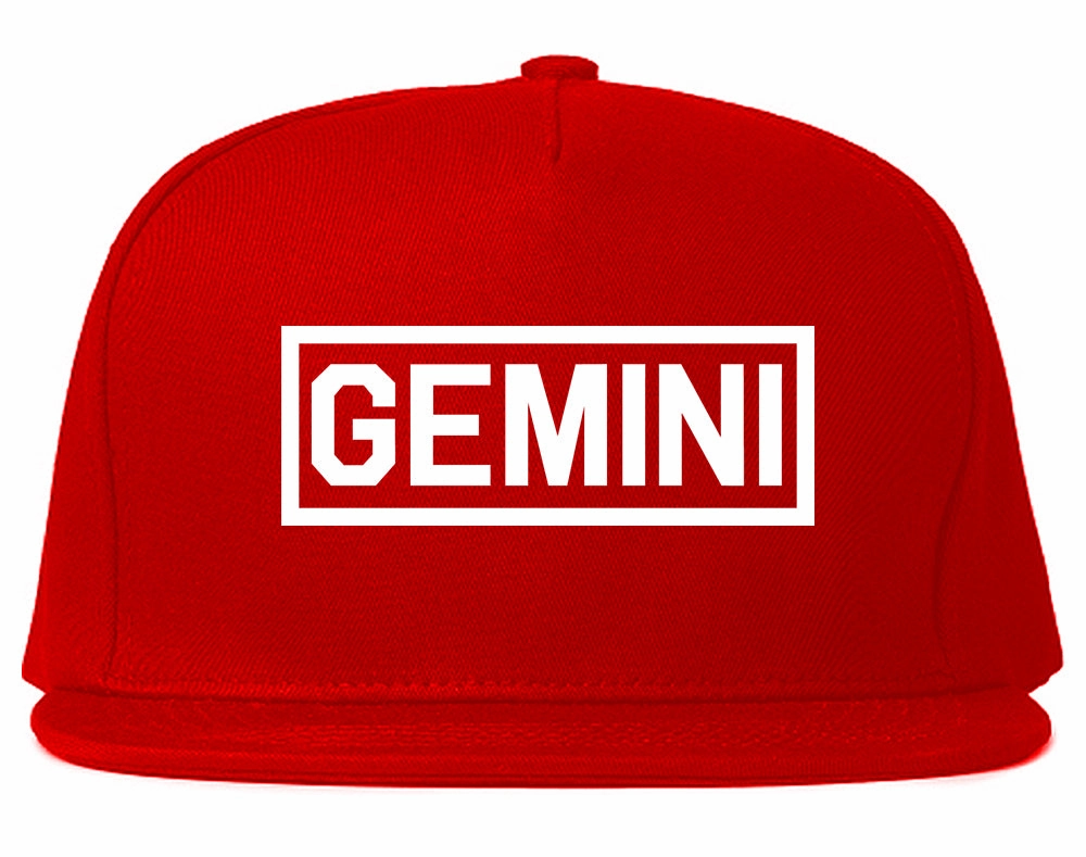 Gemini Horoscope Sign Mens Snapback Hat