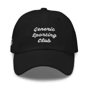 Generic Sporting Club Font Cap White   Colours casual-baseball-cap