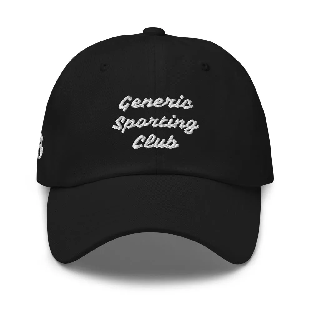Generic Sporting Club Font Cap White   Colours casual-baseball-cap