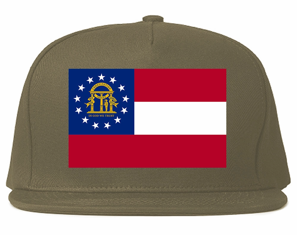 Georgia State Flag GA Chest Mens Snapback Hat