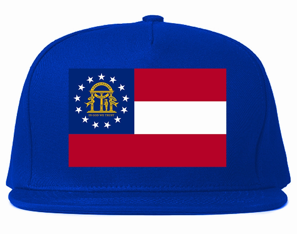 Georgia State Flag GA Chest Mens Snapback Hat