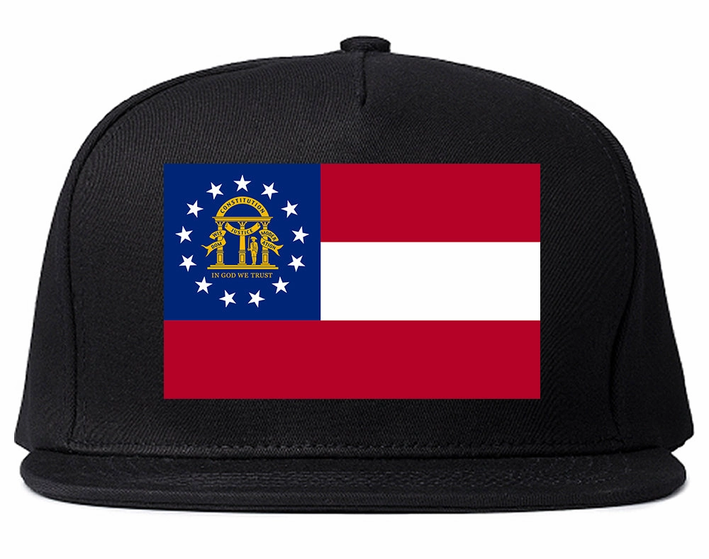 Georgia State Flag GA Chest Mens Snapback Hat