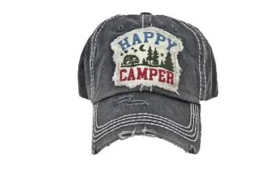 Girlie Girl Happy Camper casual-baseball-cap