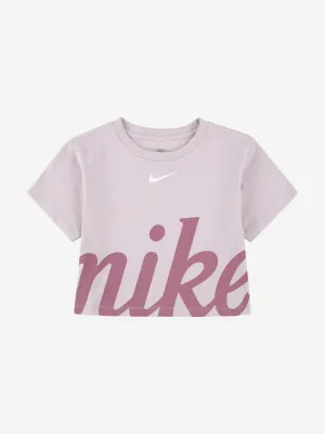 Gemütliches Grafik-T-Shirt für Mädchen in Lila