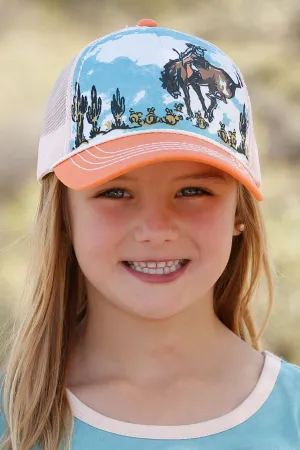 Girl's Cruel Girl Cowgirl Print Cap #CCC0042017MUL casual-baseball-cap