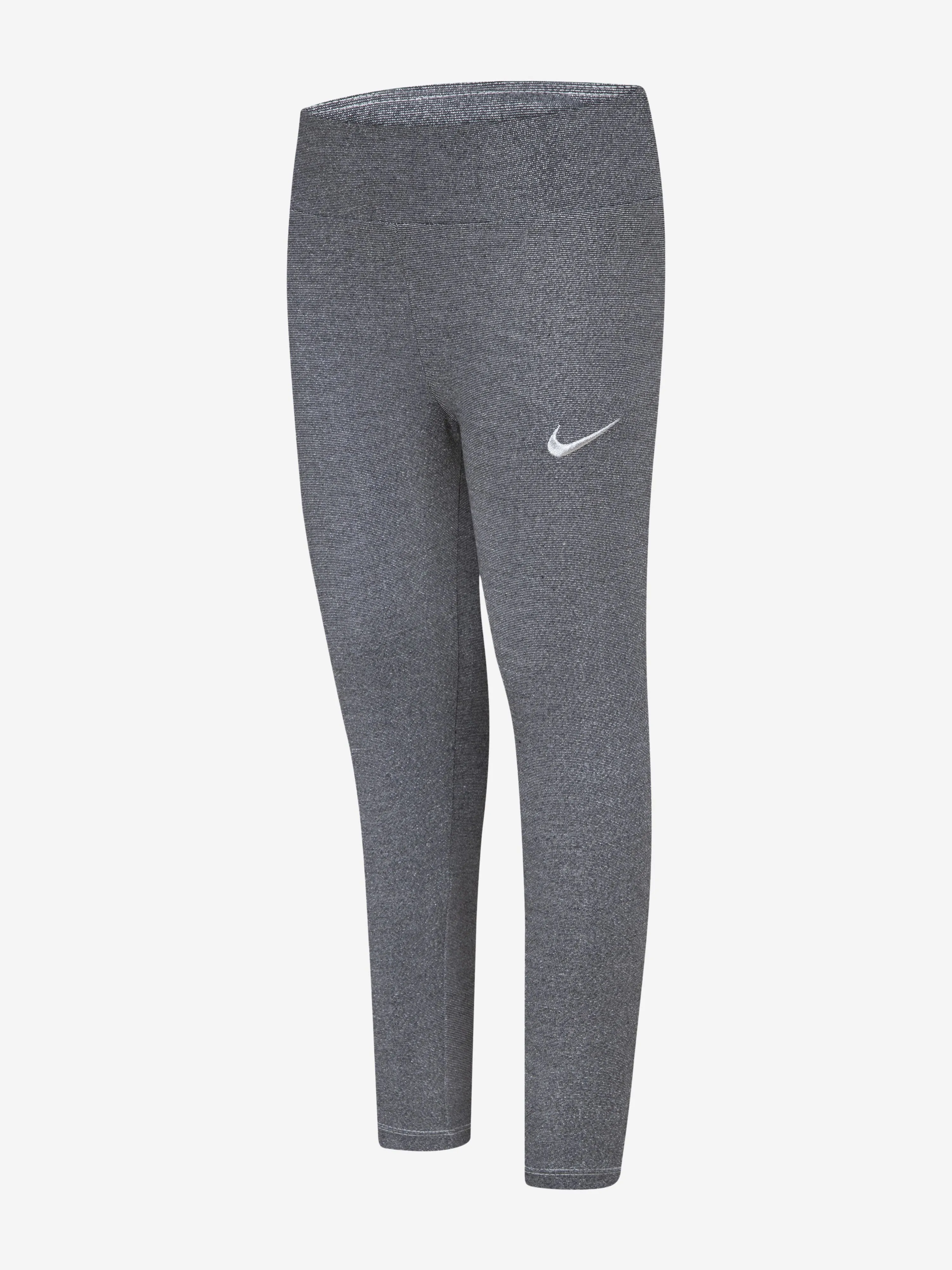 Girls Shine Leggings in Schwarz