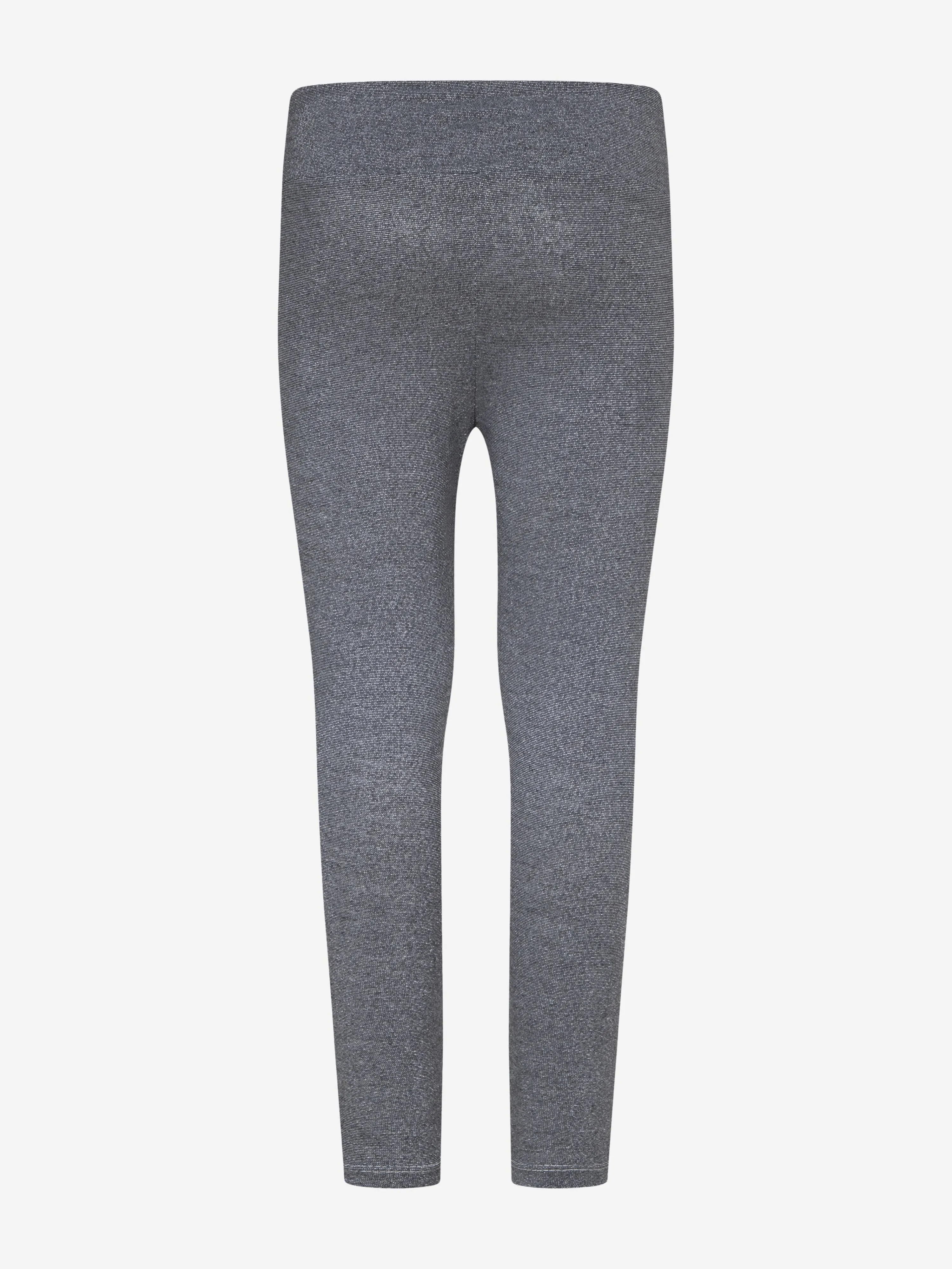 Girls Shine Leggings in Schwarz