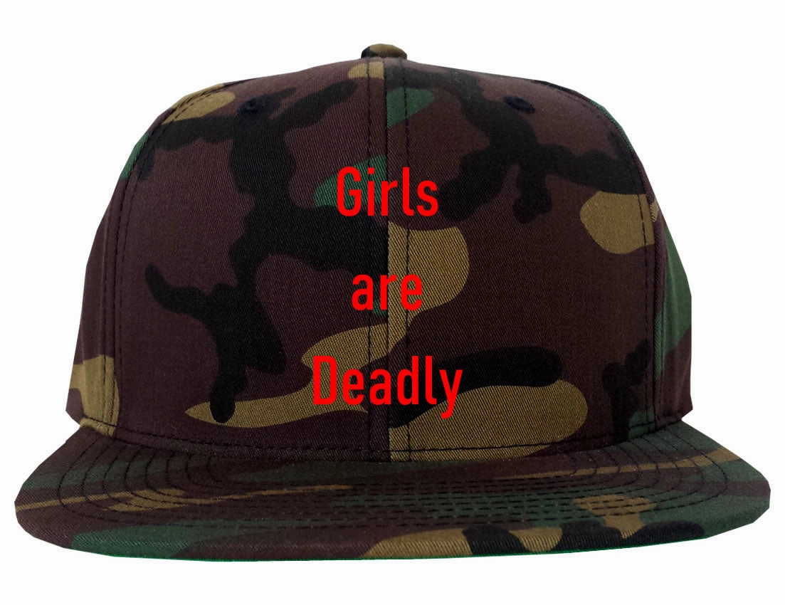 Girls Are Deadly Snapback Hat